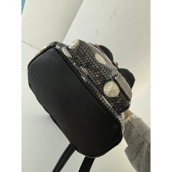 Loungefly Disney Parks Minnie Mouse Sequined Polka Dots Mini Backpack Used main image 4